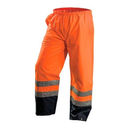 Occunomix OccuNomix Premium Breathable Pants, Class E, Waterproof, Hi-Vis Orange, 3XL, LUX-TENR-O3X LUX-TENR-O3X